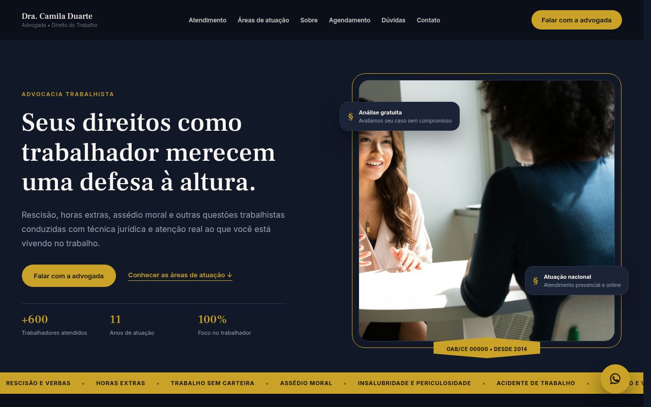 Prévia do modelo Advocacia Trabalhista