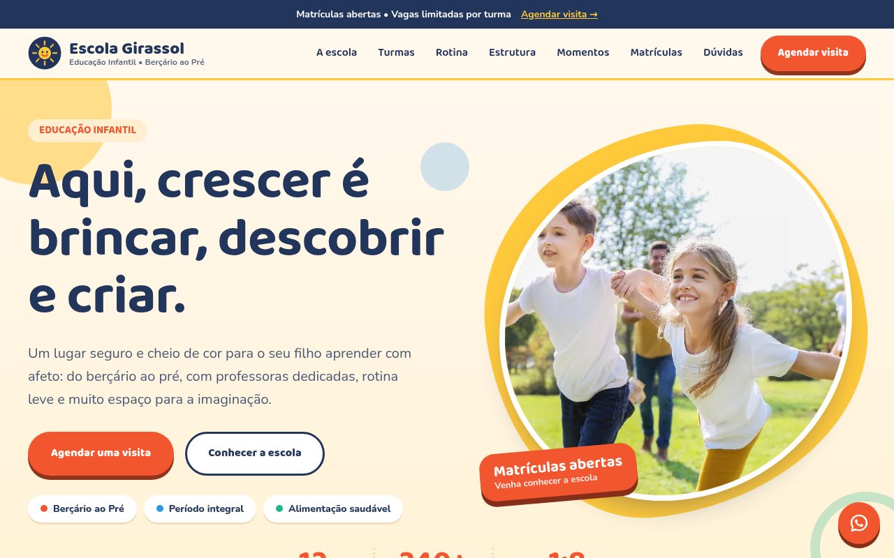 Prévia do modelo Escola Infantil