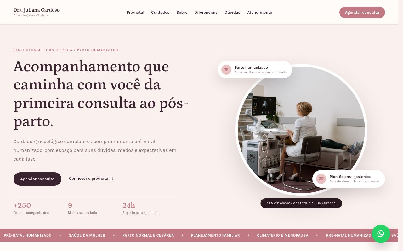 Prévia do modelo Ginecologia e Obstetrícia