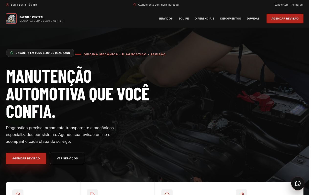 Prévia do modelo Oficina Mecânica Garagem