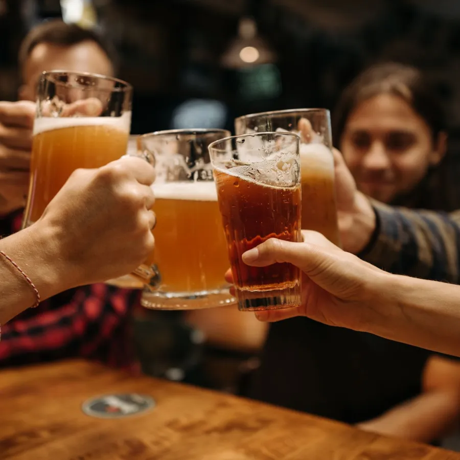 Cerveja com os amigos