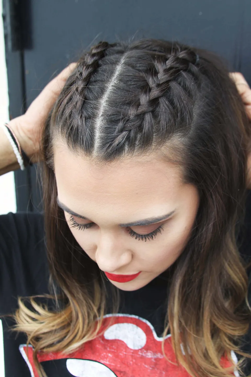 Penteado trançado