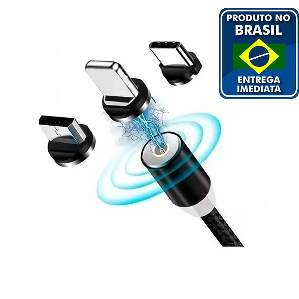 Cabo Magnético Para Carregamento Rápido