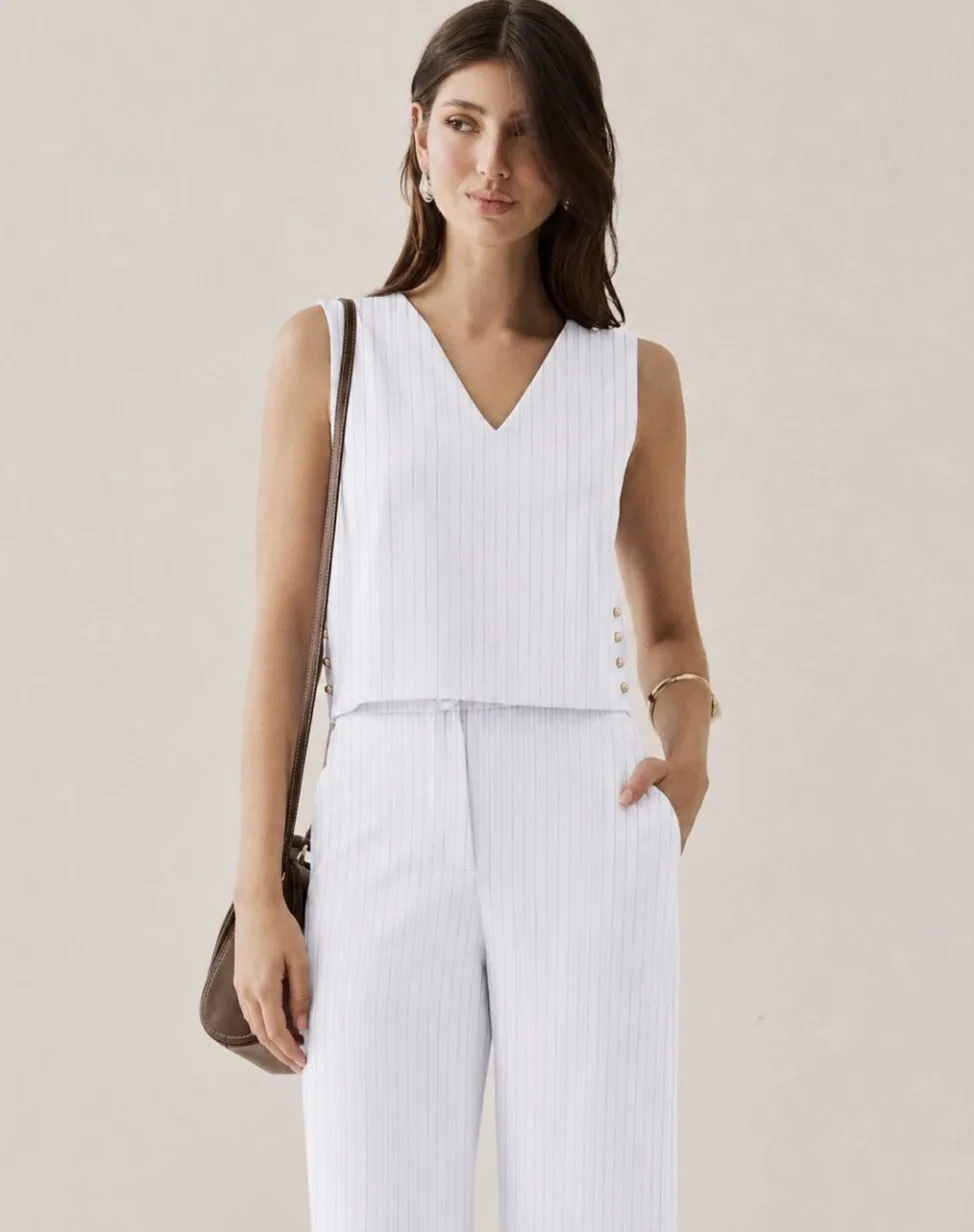CONJUNTO RISCA DE GIZ BRANCO