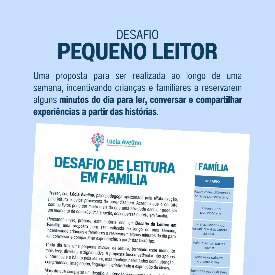 DESAFIO PEQUENO LEITOR
