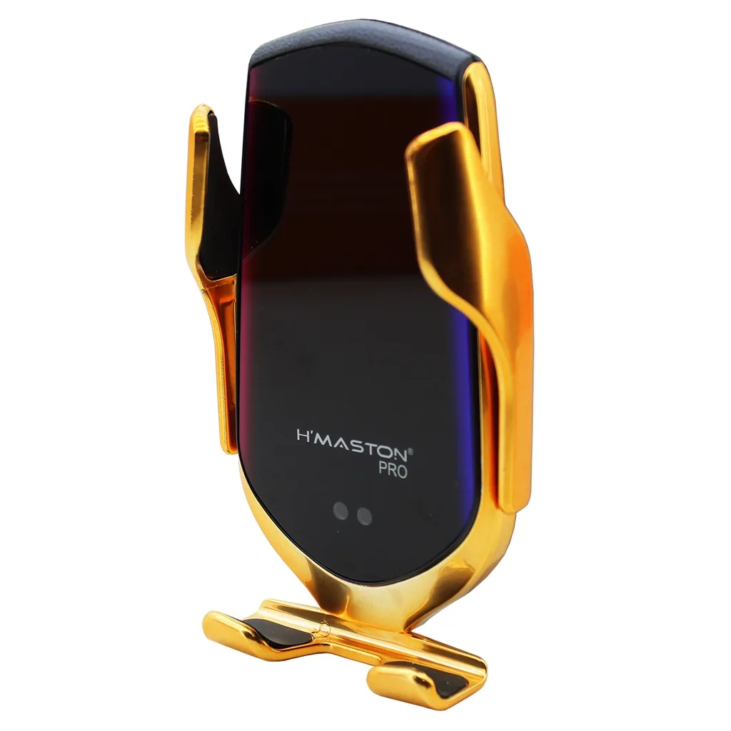Carregador Veicular H'maston R1 Sem Fio 10w Turbo Indução. Android / IOS