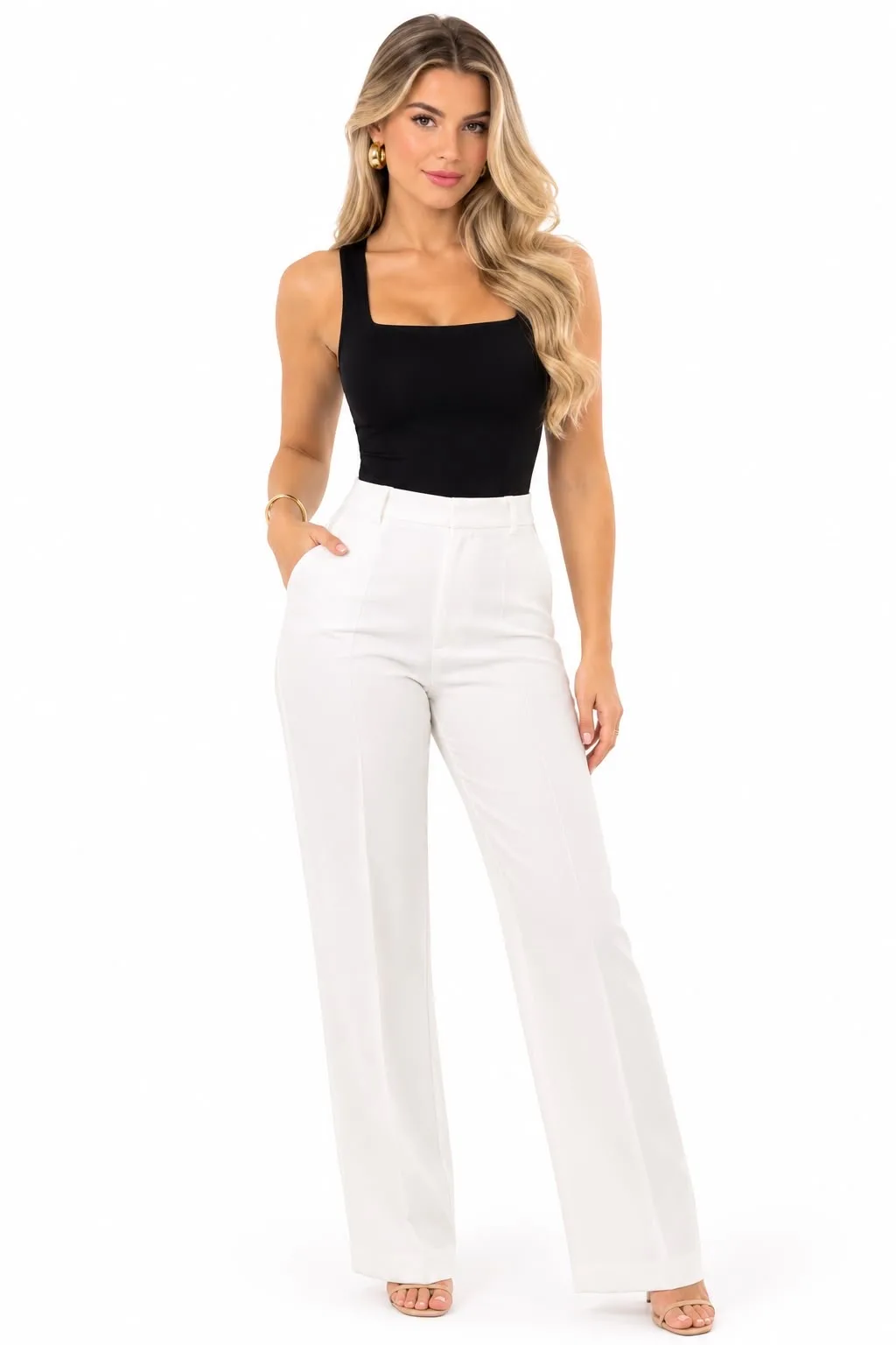 CALÇA ALFAIATARIA BRANCA