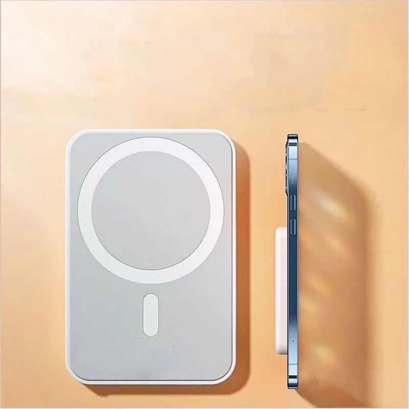 Carregador Magsafe Portátil Indução iPhone Apple Carga Magnética