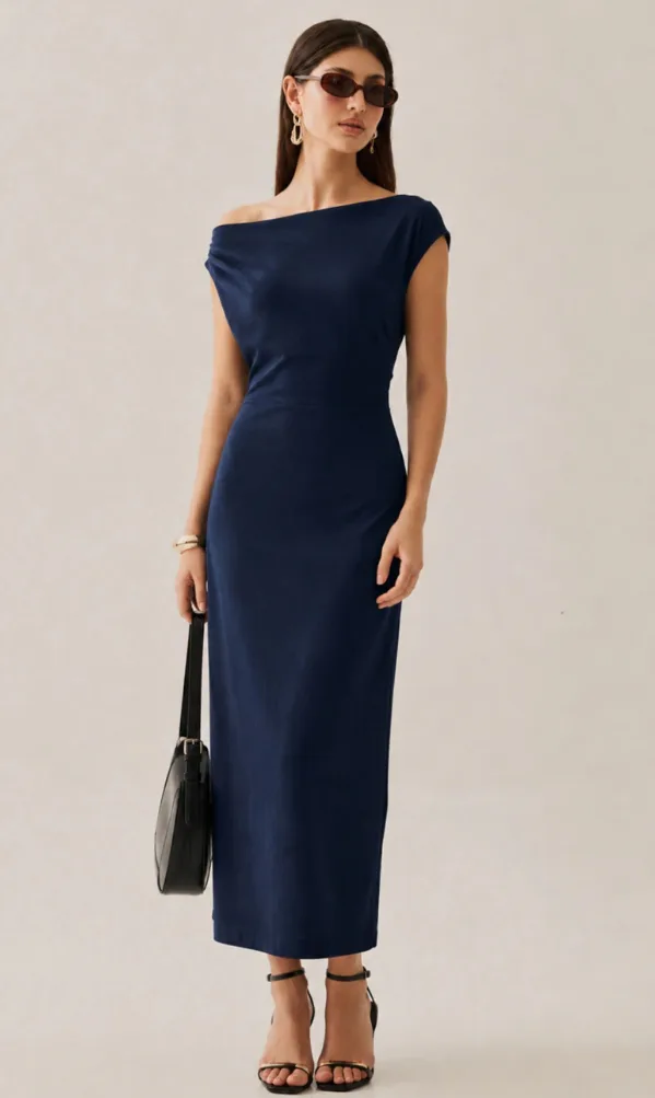 VESTIDO MIDI BLUE