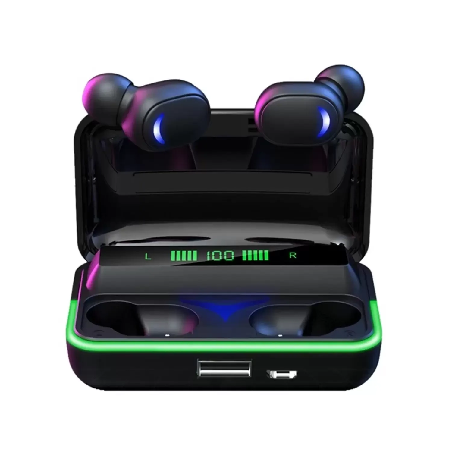 Fone De Ouvido Via Bluetooth Tws E10 A Prova Dágua