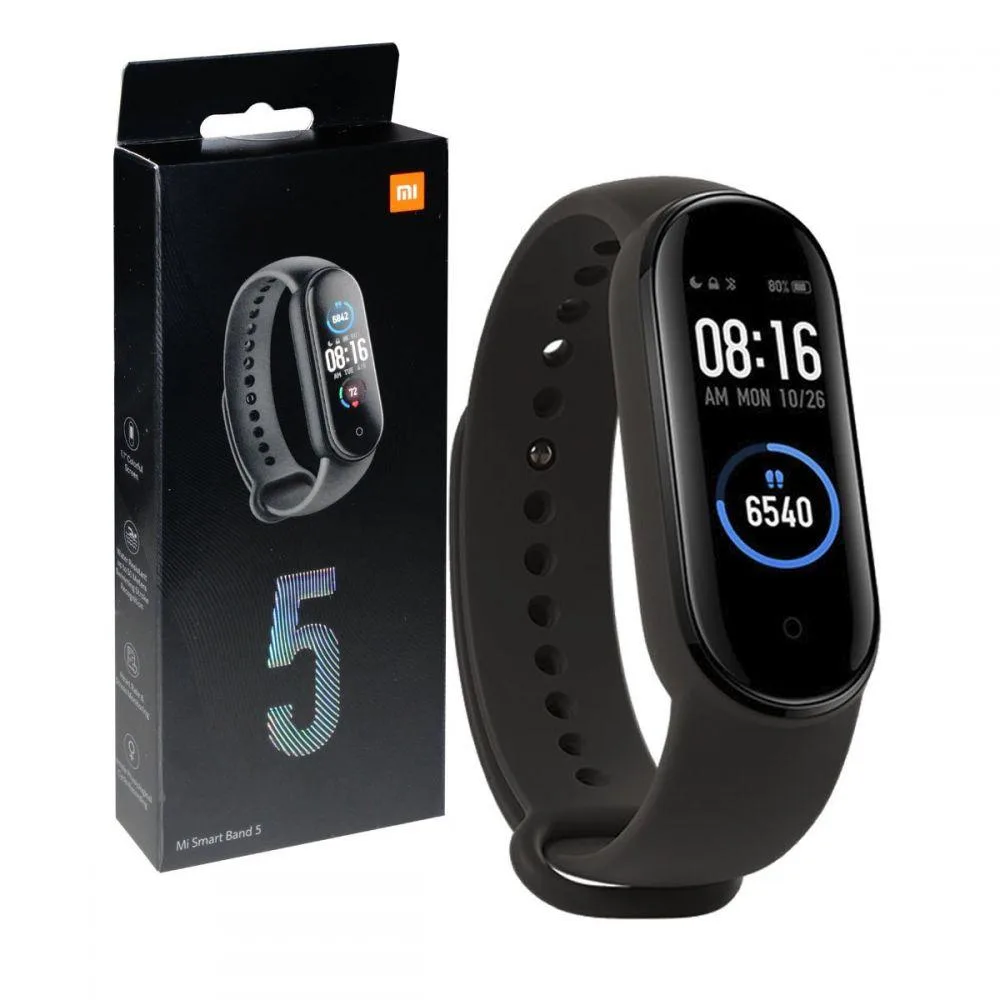 Relógio Smartwatch Xiaomi Mi Band 5 C/ Funções Inteligentes