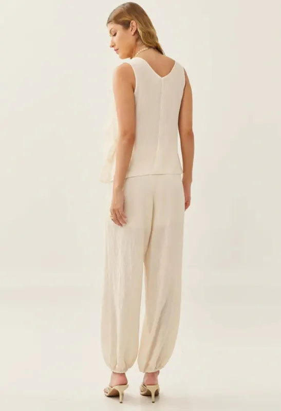 Calça Texturizada Jogger