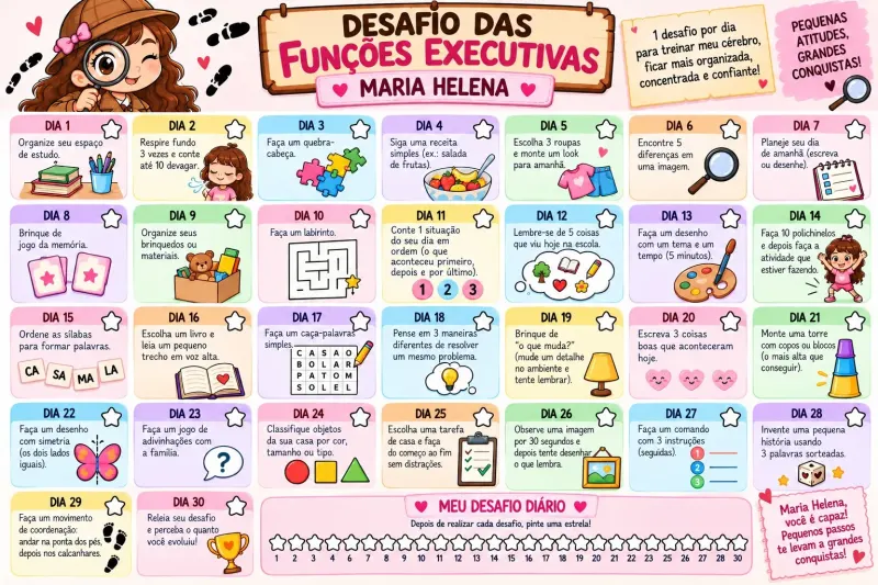 Desafio das Funções Executivas (PDF)