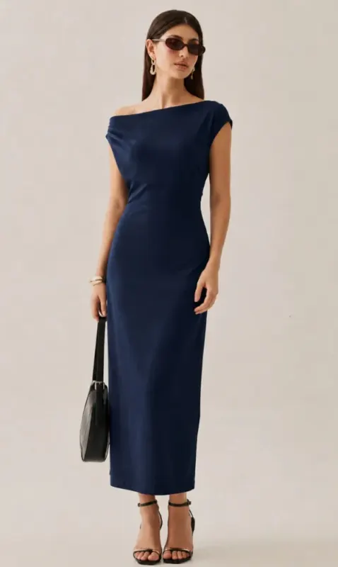 VESTIDO MIDI BLUE