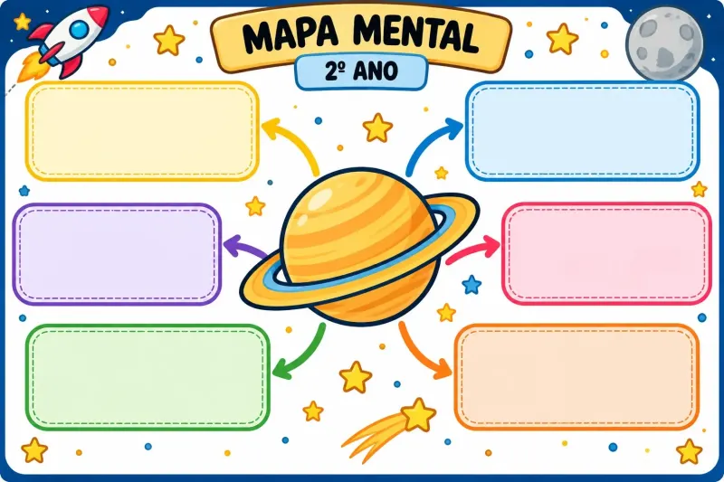 Mapa Mental 2º Ano - Sistema Solar